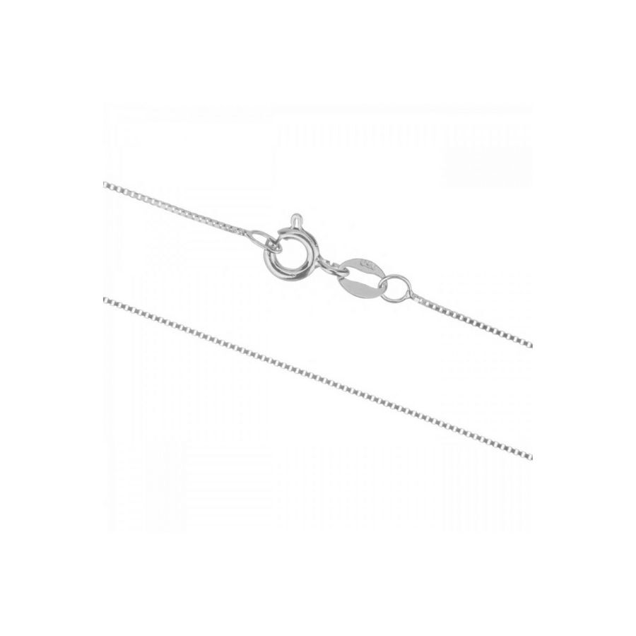 Corrente de Prata Veneziana 40cm praterestilo.com.br