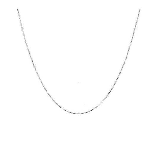 Corrente de Prata Veneziana 45cm praterestilo.com.br