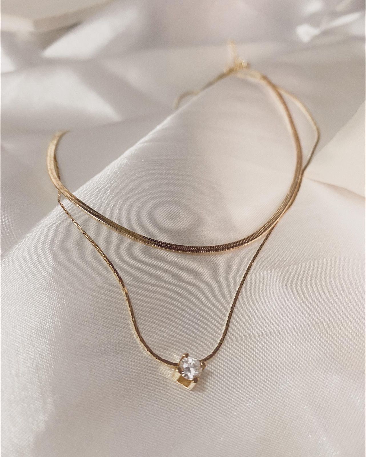 Corrente Banhado a Ouro Fita 3mm 45cm Pra Ter Estilo