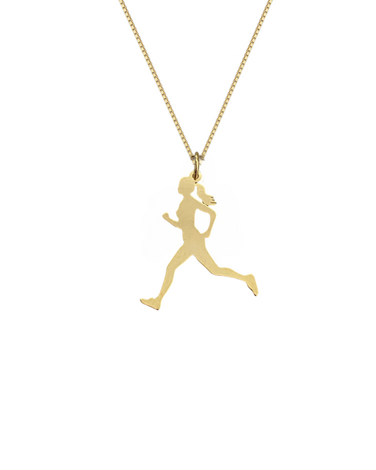 Colar Banhado a Ouro de Corredora- NEW praterestilo.com.br