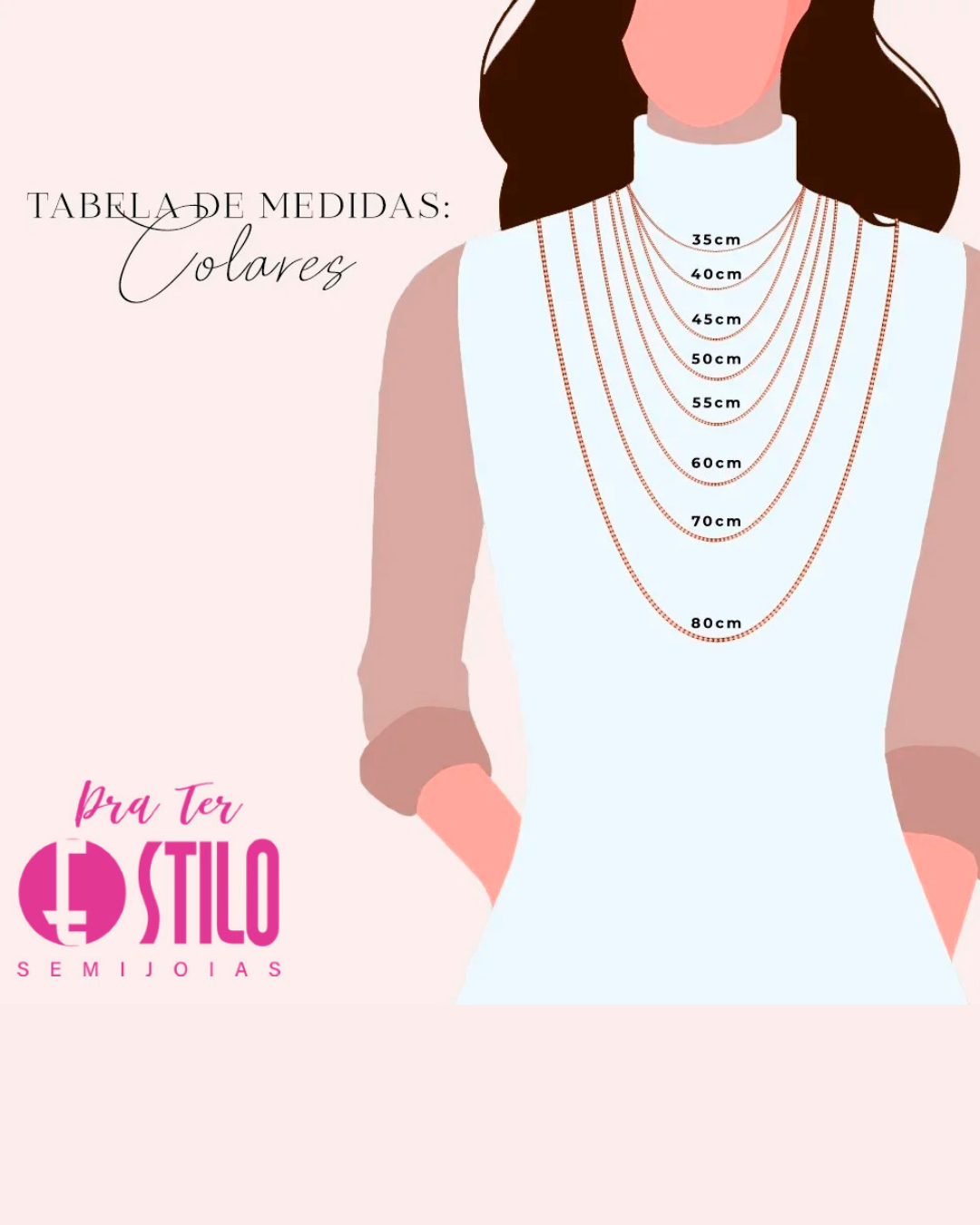 Colar Banhado a Ouro de Corredora- Pra Ter Estilo praterestilo.com.br