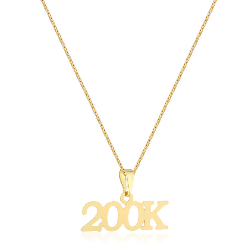Colar Banhado a Ouro 200K – A Conquista da Longa Distância praterestilo.com.br