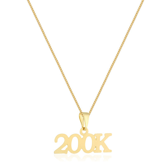 Colar Banhado a Ouro 200K – A Conquista da Longa Distância praterestilo.com.br