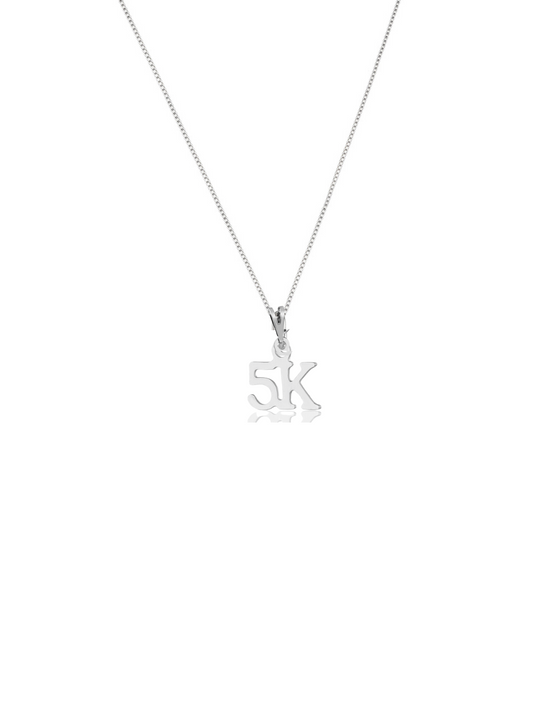 Colar Prateado 5K - Celebre a Jornada Inicial Pra Ter Estilo