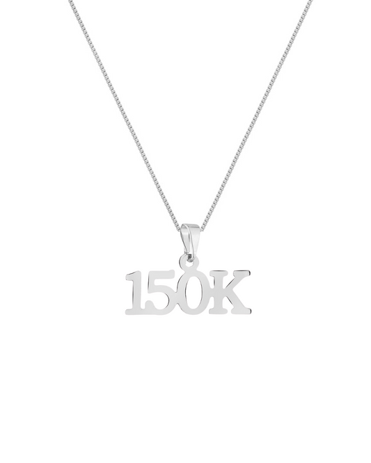 Colar Banhado a Ródio 150K – A Conquista da Longa Distância praterestilo.com.br