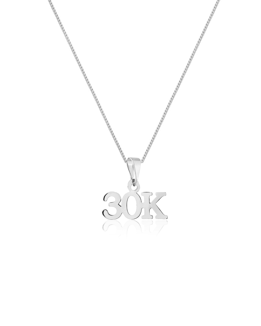 Colar Banhado a Ródio 30K – A Conquista da Longa Distância praterestilo.com.br