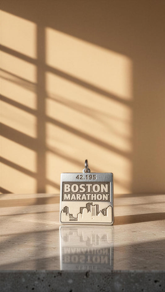 Pingente_de_prata_Maratona_de_Boston