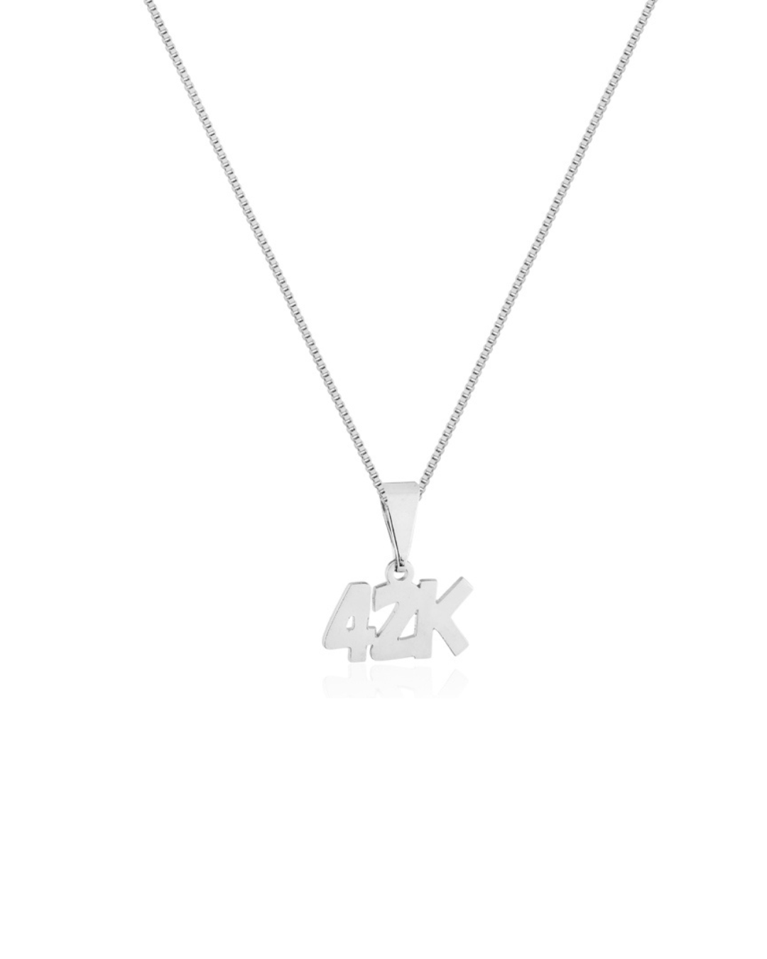 Colar de Prata 925 com Pingente 42K – Maratona da Transformaçãoo- NEW praterestilo.com.br