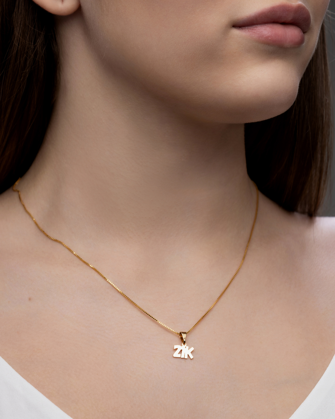 Colar Banhado a Ouro 21K - Meia Maratona de Conquistas- NEW praterestilo.com.br