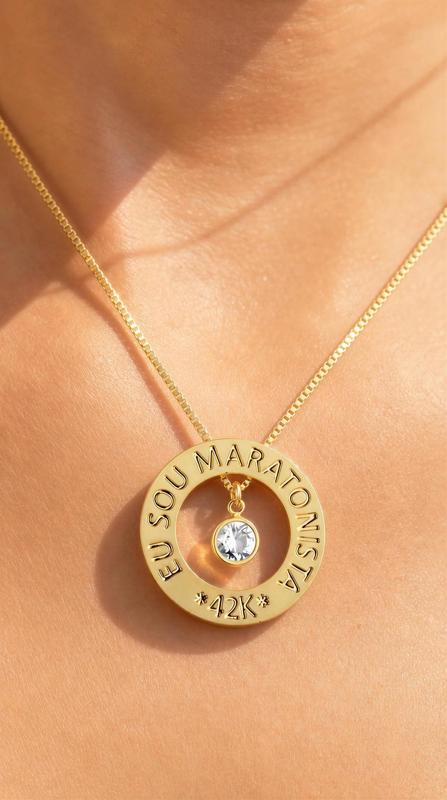 colar dourado 42k