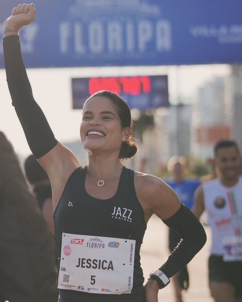 colar campeã maratona de florianópolis