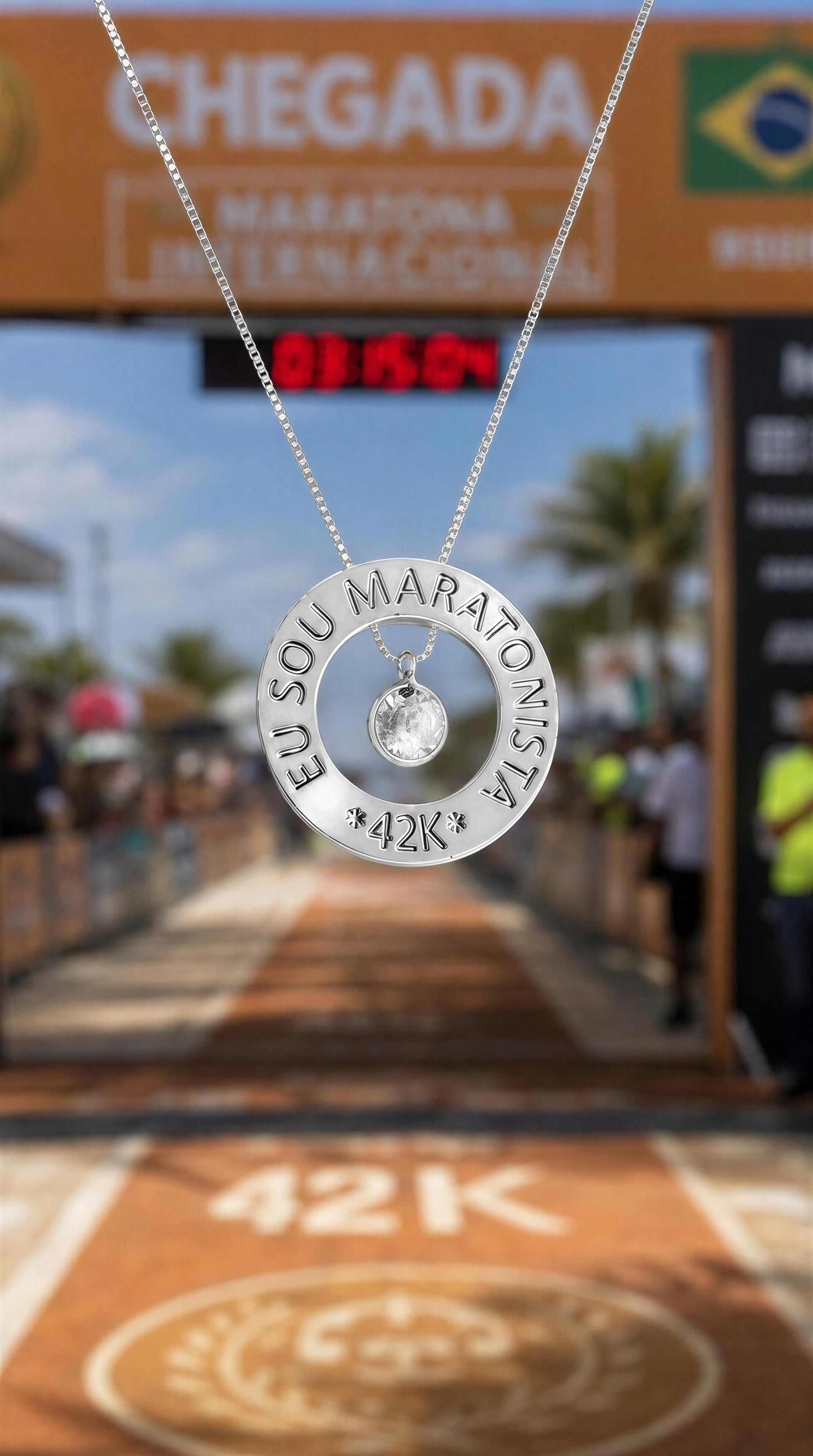 colar para dar de presente para maratonista