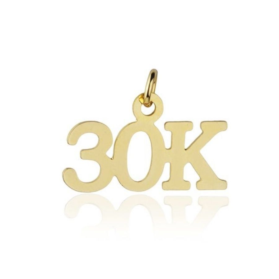 Pingente Banhado a Ouro 30K