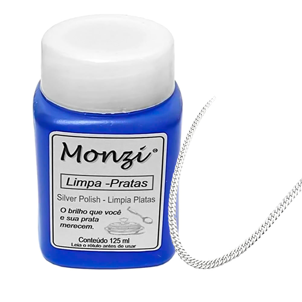 Limpa Prata Monzi Líquido Ação Rápida 125ml